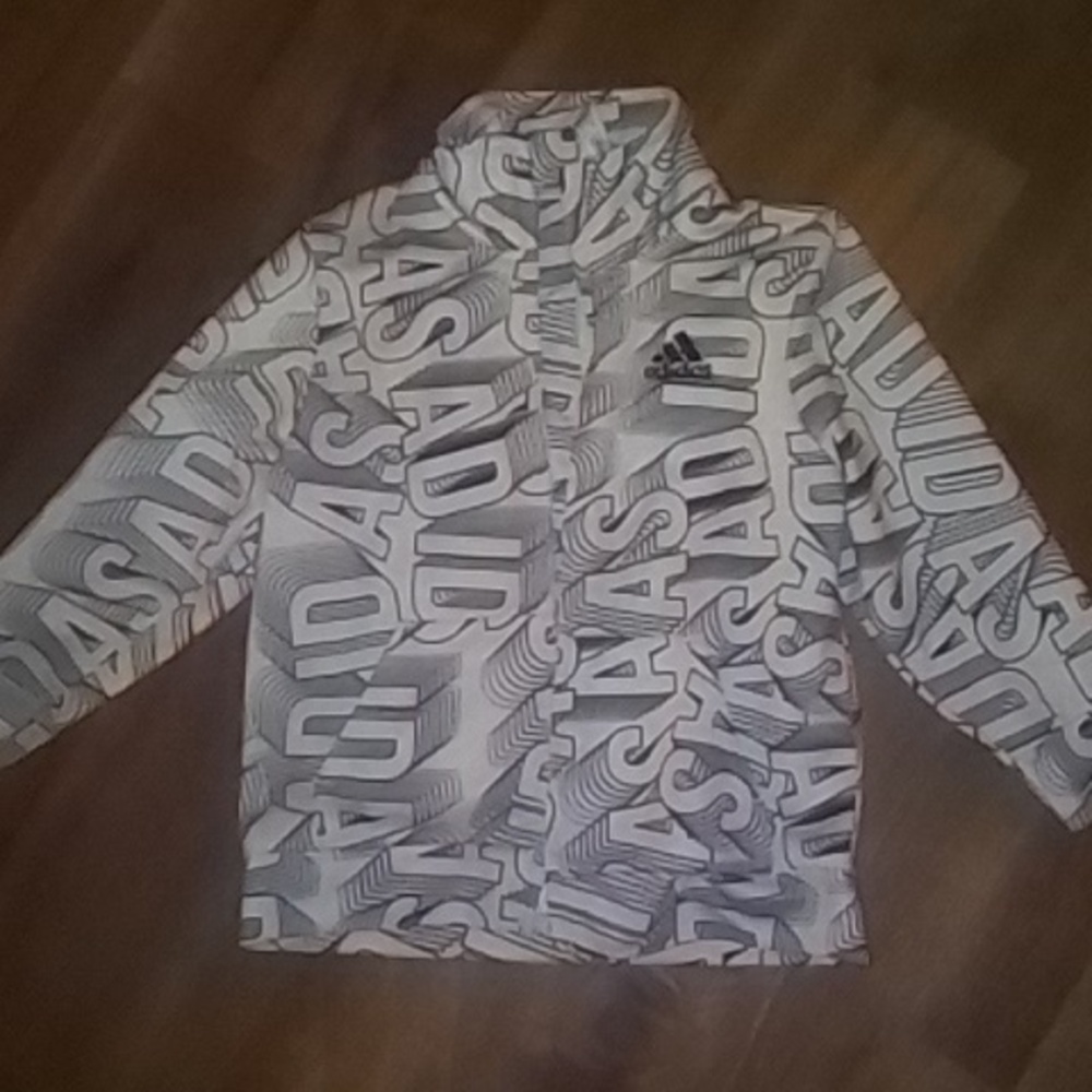 18 months adidas zip jacket euc